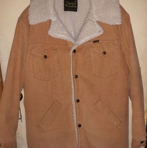 Mens wrangler wrange sherpa lined coat